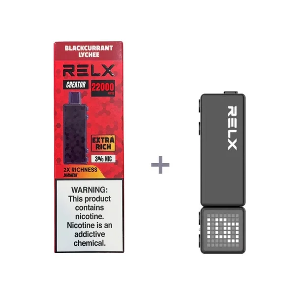 悅刻積木 RELX Creator 22000口拋棄式電子煙|超長續航多種口味|現貨發售
